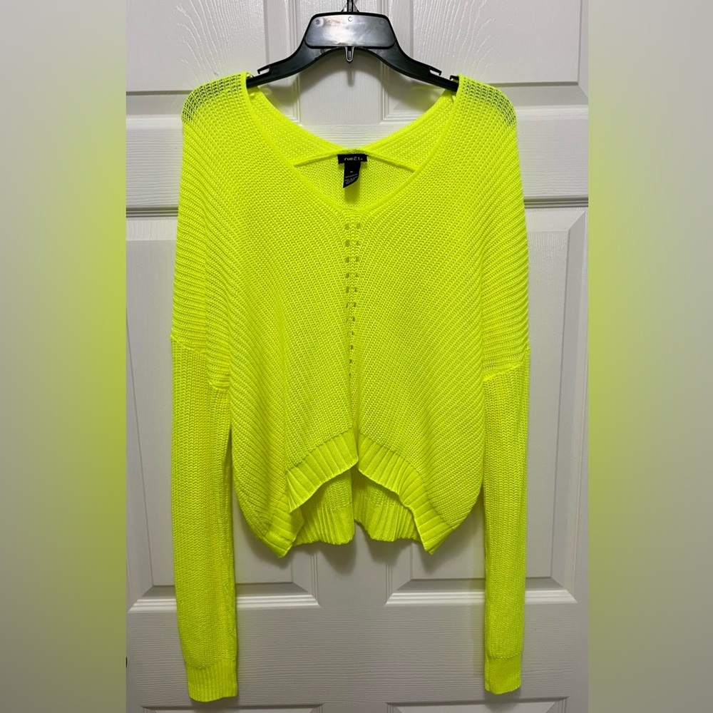 Neon Yellow Sweater